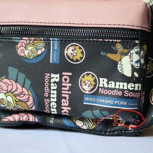 Bioworld NARUTO Shippuden Mini Backpack Ichiraku Ramen Noodle Soup Anime - Picture 9 of 9